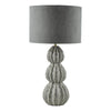 Lorelai Ceramic Table Lamp Grey picture on the white background