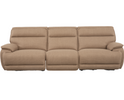 Louise 3 Seater Sofa Electric Recliner Taupe front view picture on the white background