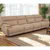 Louise 4 Seater Sofa Electric Recliner Taupe  life style picture