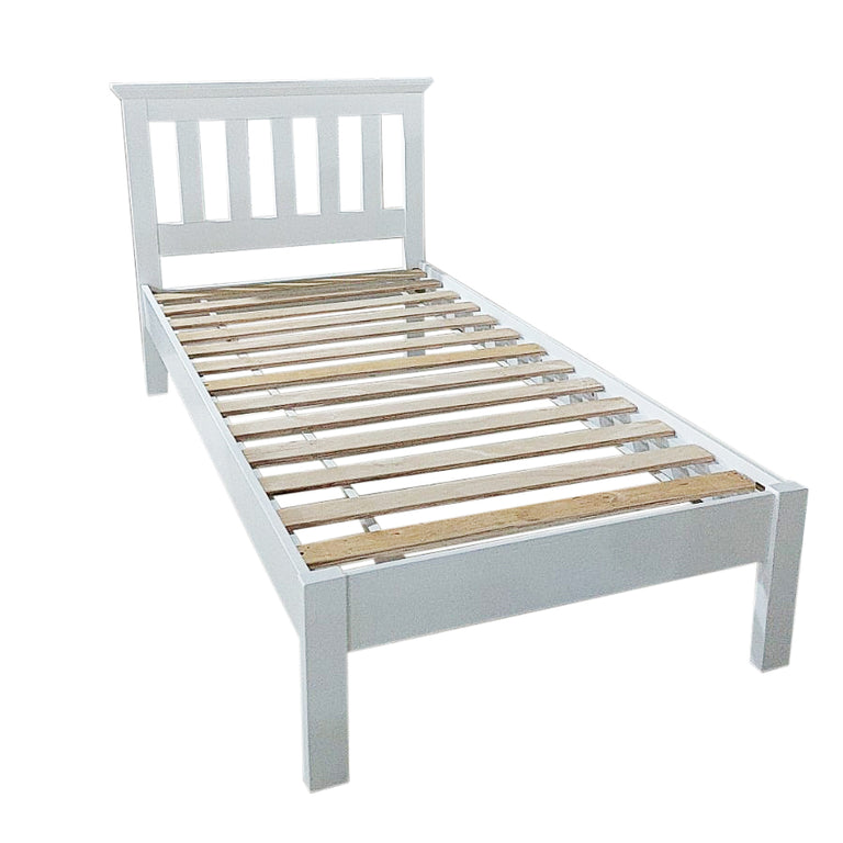 Louise Single Bed White