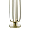 Lucie Table Lamp Satin Brass close view picture of the satin brass base