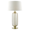 Lucie Table Lamp Satin Brass picture on the white background