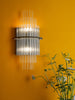 Lukas 2 Light Wall Light Satin Black  life style picture