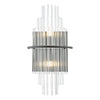 Lukas 2 Light Wall Light Satin Black  picture on the white background