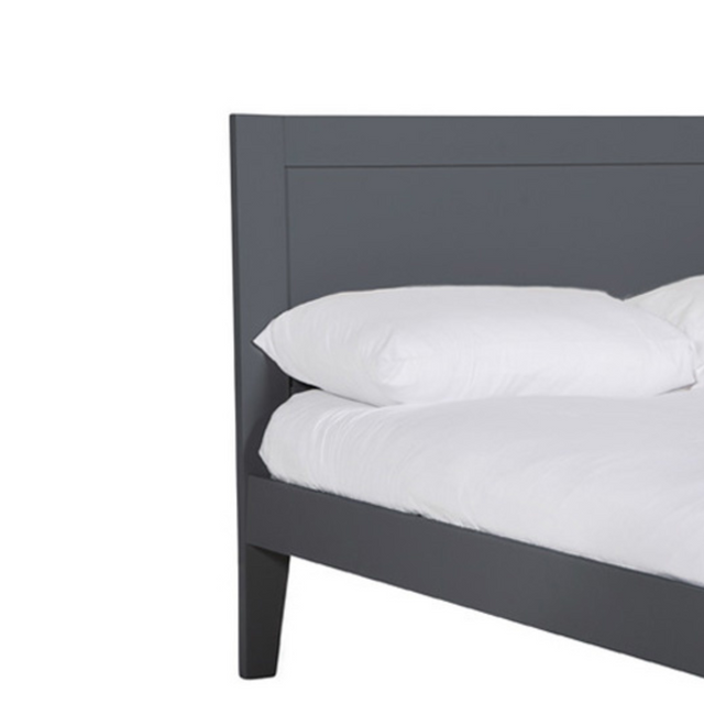 Luna Double Bed Dark Grey