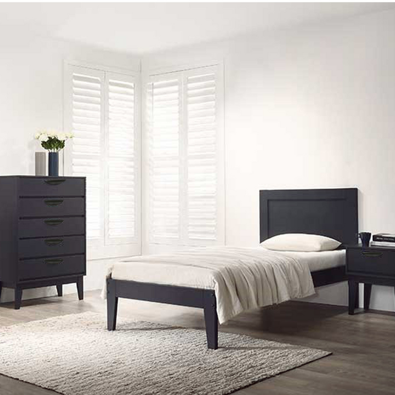 Luna Single Bed Dark Grey