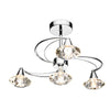 Luther 4 Light Semi-Flush Polished Chrome picture on the white background
