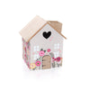 Luxe Floral Wooden House Tissue Box