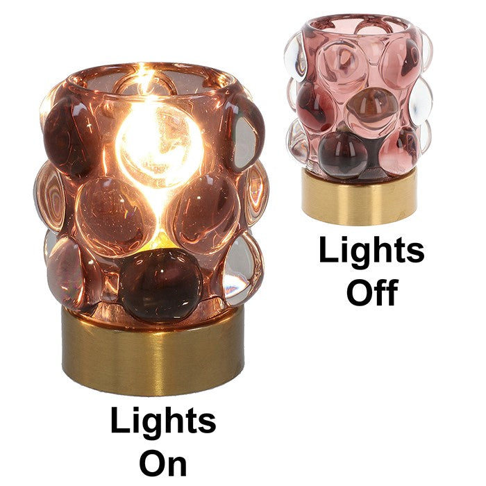 Luxe LED Lamp Bubble Purple - Stylish Home Lighting