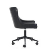 Luxe Office Chair Black close view picture from the side