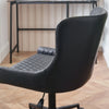 Luxe Office Chair Black close view life style photo from the side