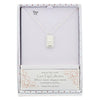 Luxe Tag Chic Heart Silver Plated Necklace comes in a gift box
