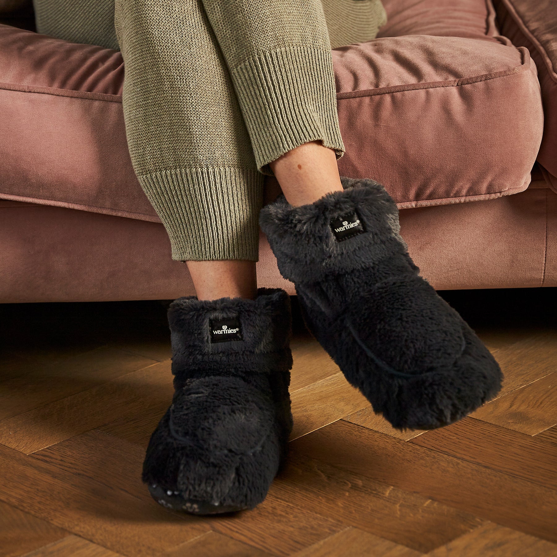 Luxury slipper boots best sale