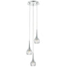 Lyall 3 Light Cluster Pendant Polished Chrome picture ofn the white background