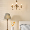 Lydian 3 Light Pendant Antique Bronze Fitting Only life style pictrure