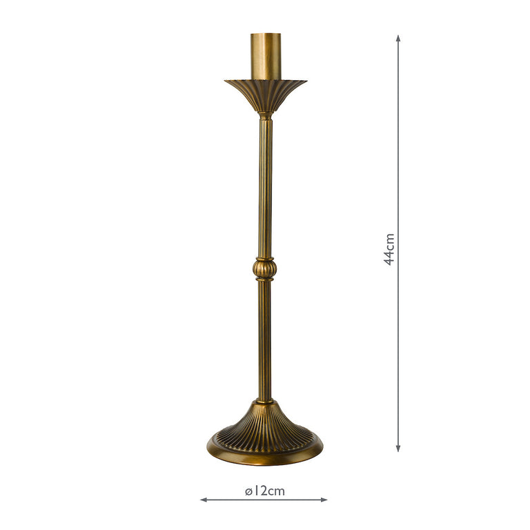 Lydian Table Lamp Antique Bronze Base Only – Traditional Metal Table Lamp for Home Decor & Lighting Collection