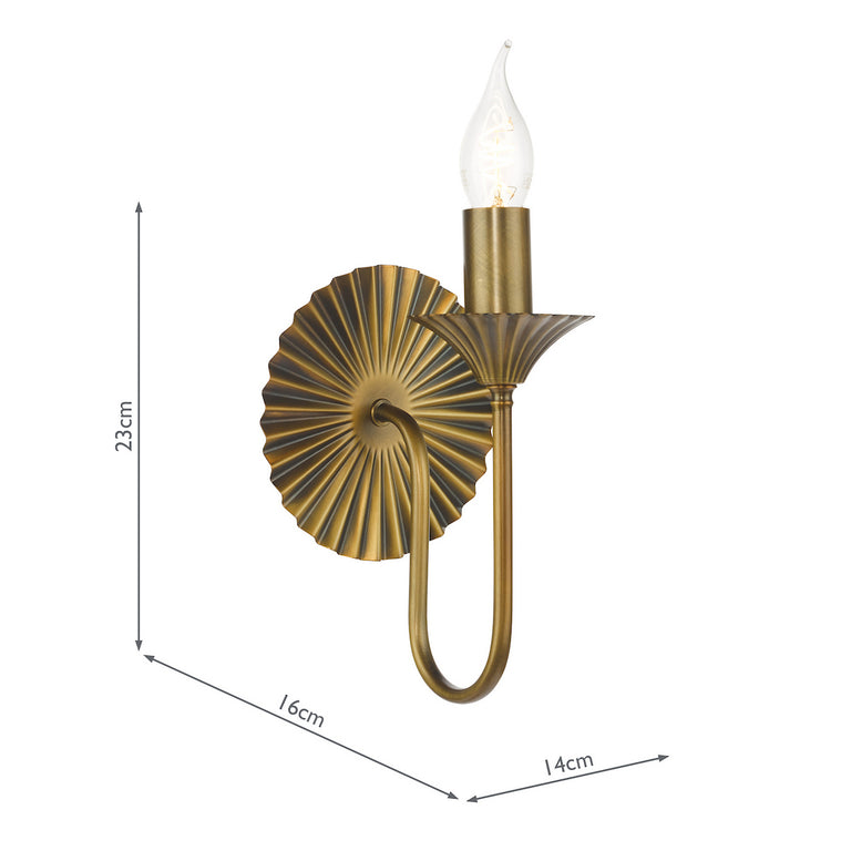 Lydian Wall Light Antique Bronze Bracket Only Vintage Wall Lamp for Traditional Home Decor