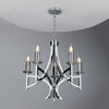 Lyon 5 Light Armed Pendant Polished Chrome life style picture
