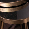 Lyra Nest of 2 Side Tables Champagne close view picture of the mirrored tops