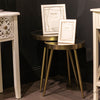 Lyra Nest of 2 Side Tables Champagne live style picture