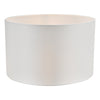 Lyris Cotton Drum Shade 40cm Ivory picture with switched on light