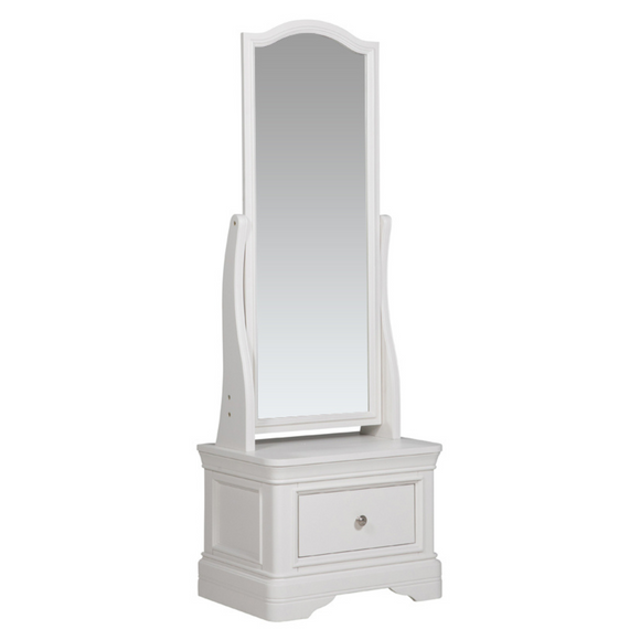 Elegant full-length mirror for daily use.
