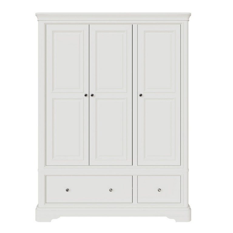 Mabel Wardrobe 3 Door Bone