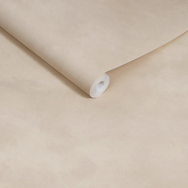 Made Shae Wallpaper Ecru Limewash - Plain Wallpaper Made Collection