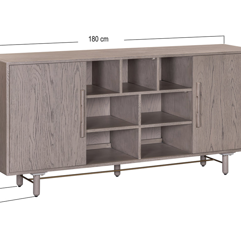 Madrid 2 Door Sideboard - Large Wooden Dining Room Furniture