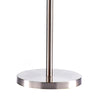Madrid Floor Lamp Satin Chrome close view picture of the lamp base