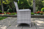 Madrid Garden Dining Table & Chairs Set close view ide view picture of the chair
