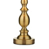 Madrid Table Lamp Antique Bronze close view picture of the metal base