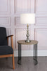 Madrid Table Lamp Satin Chrome life style picture