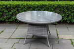 Majorca Garden Table & Chairs Set close view picture of the table