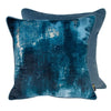 Malini Too Good Blue Cushion front view and reverse view picture