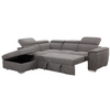 Grey corner sofa bed