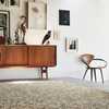 Brink & Campman Marble Scandinavian Rug Calendula lifestyle picture in the living room