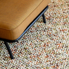 Brink & Campman Marble Scandinavian Rug Pumpkin lifestyle picture in the sitting room