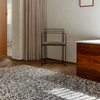 Brink & Campman Marble Scandinavian Rug Carbon lifestyle picture in the living room