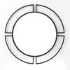 Marco Round Mirror Black 100cm black round wall mirror