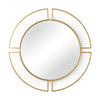 Marco Round Mirror Gold 100cm gold round mirror