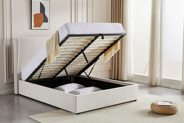 Margot King Size 5' Ottoman Bed Cashmere