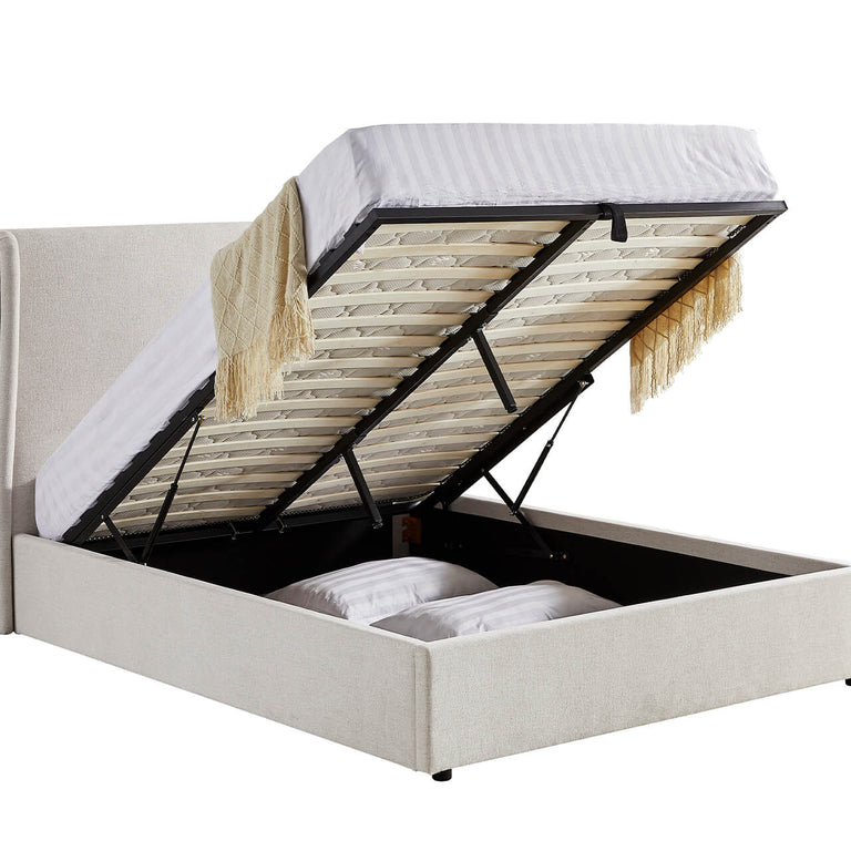 Margot Super King 6' Ottoman Bed Cream