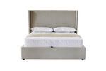 Margot Super King 6' Ottoman Bed Greigefront view picture