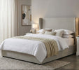 Margot Super King 6' Ottoman Bed Greige life style picture