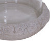 Marino Rose Windlight Candle Holder Large close view picture of the ceramic base