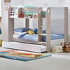 Practical bunk bed for efficient room layouts.