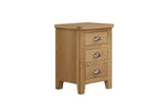 Marsden 3 Drawer Bedside Table Natural Oak picture on the white background