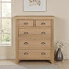 Marsden 5 Drawer Tall Chest Natural Oak life style picture