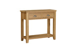 Marsden Console Table Natural Oak picture on the white background